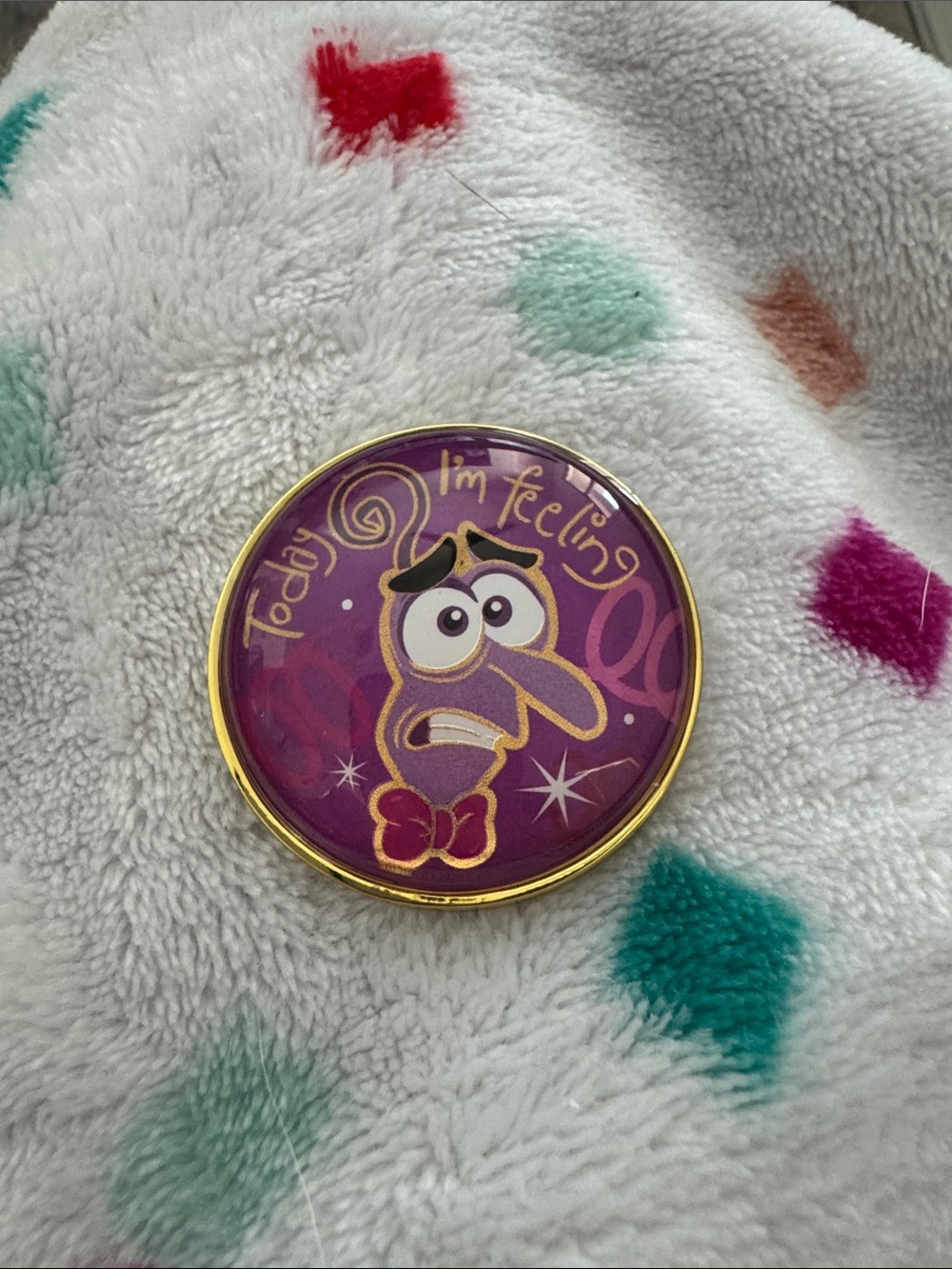 Disney Inside Out Fear "I'm Feeling" pin